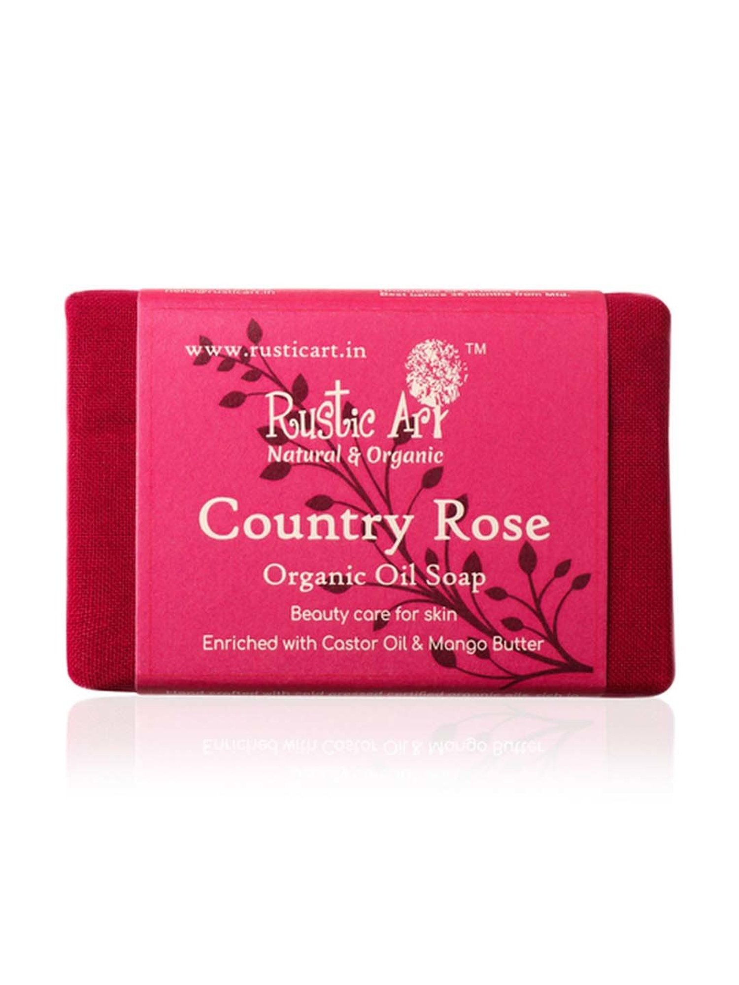 Rustic Art Country Rose Soap - 100 gm