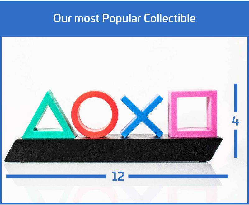 Brsthones Icons Light with 3 Light Modes - Music Reactive Game Room Lighting for Playstation