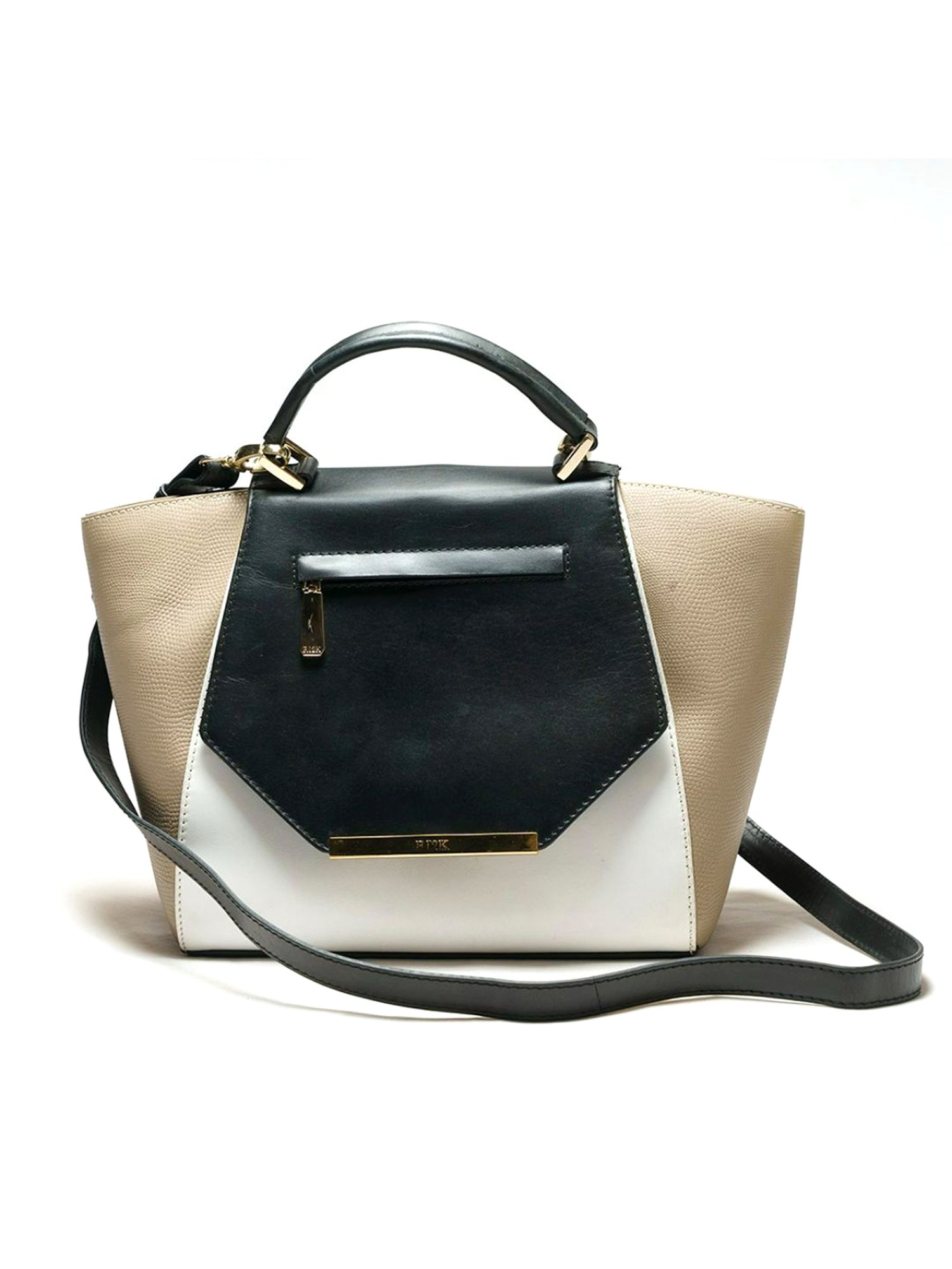 RI2K London Multicolor Leather Medium Satchel Handbag