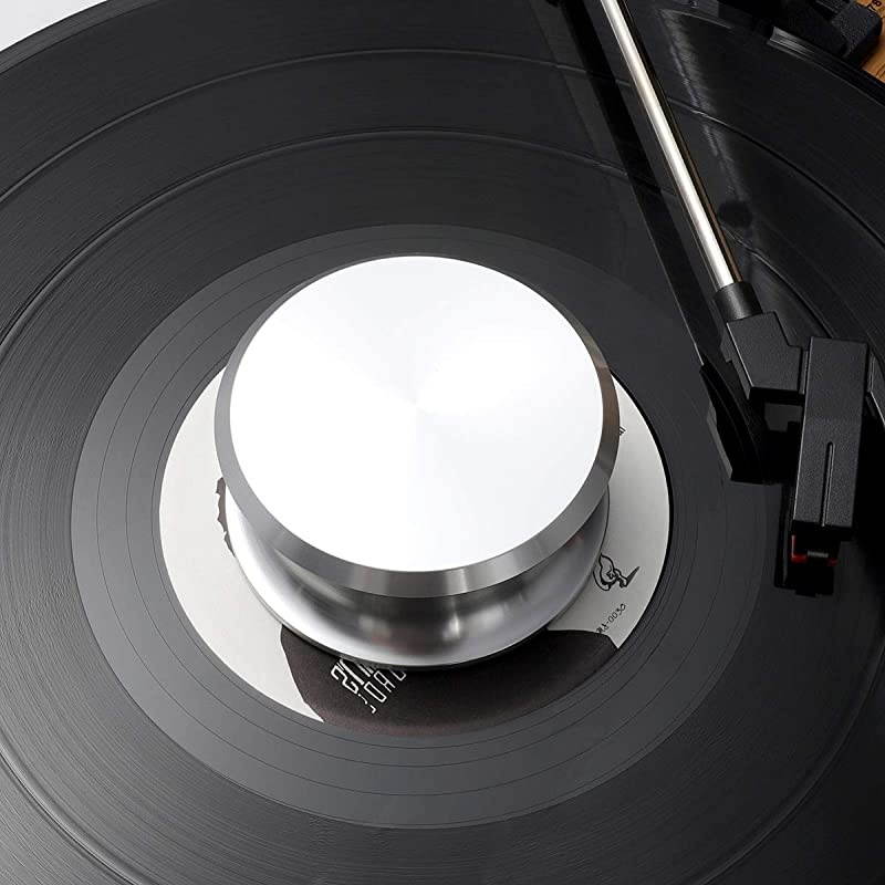 Record Weight Stabilizer for Vinyl LP Turntable Record Player Disc(Silver)