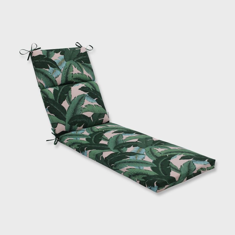 Swaying Palms Outdoor Chaise Lounge Cushion Capri Blue - Pillow Perfect