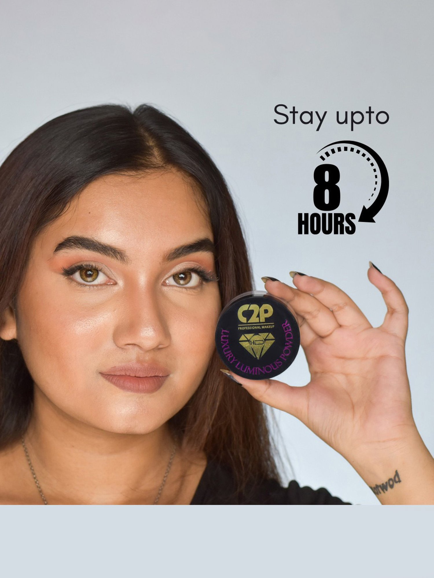 C2P PROFESSIONAL MAKEUP HD Luxury Luminous Powder Beige 06 - 13 gm