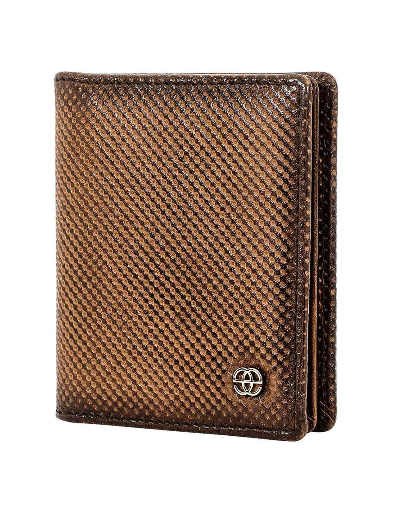 Eske Zea Tan Perforated Small Card Holder