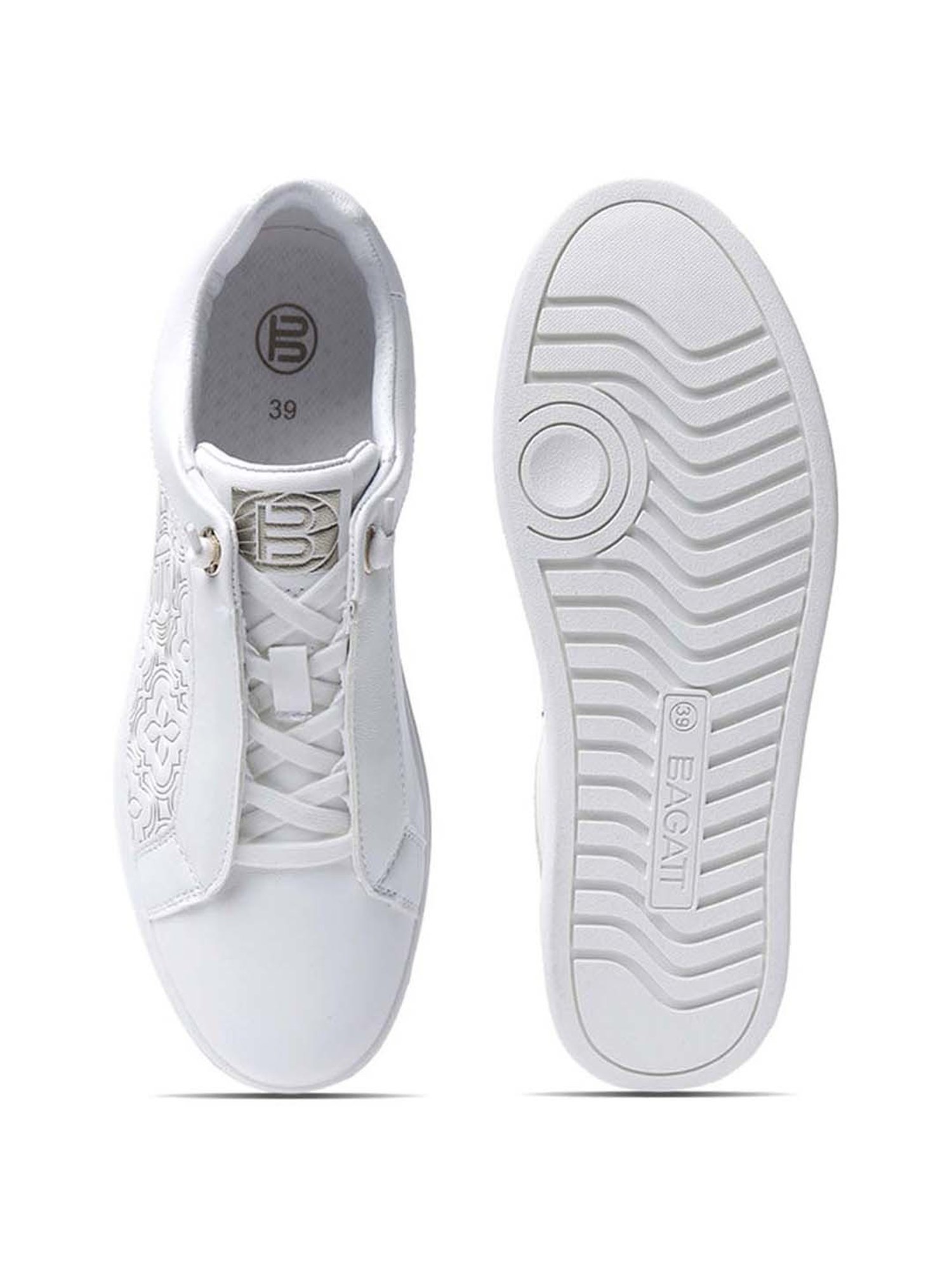 BAGATT Women's Piper Evo White Casual Sneakers