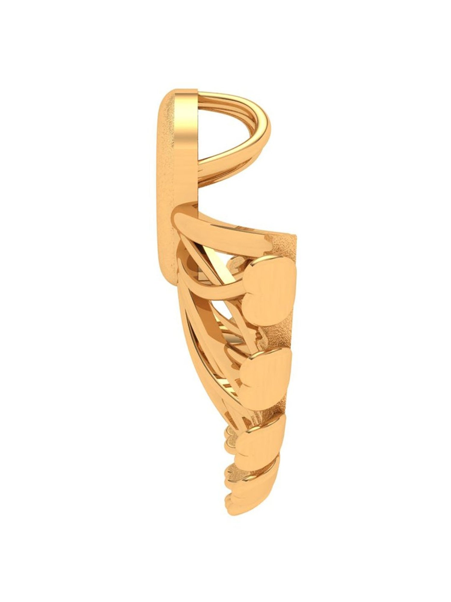 P.C. Chandra Jewellers 14k Yellow Gold Unique Designer Exclusive Pendant