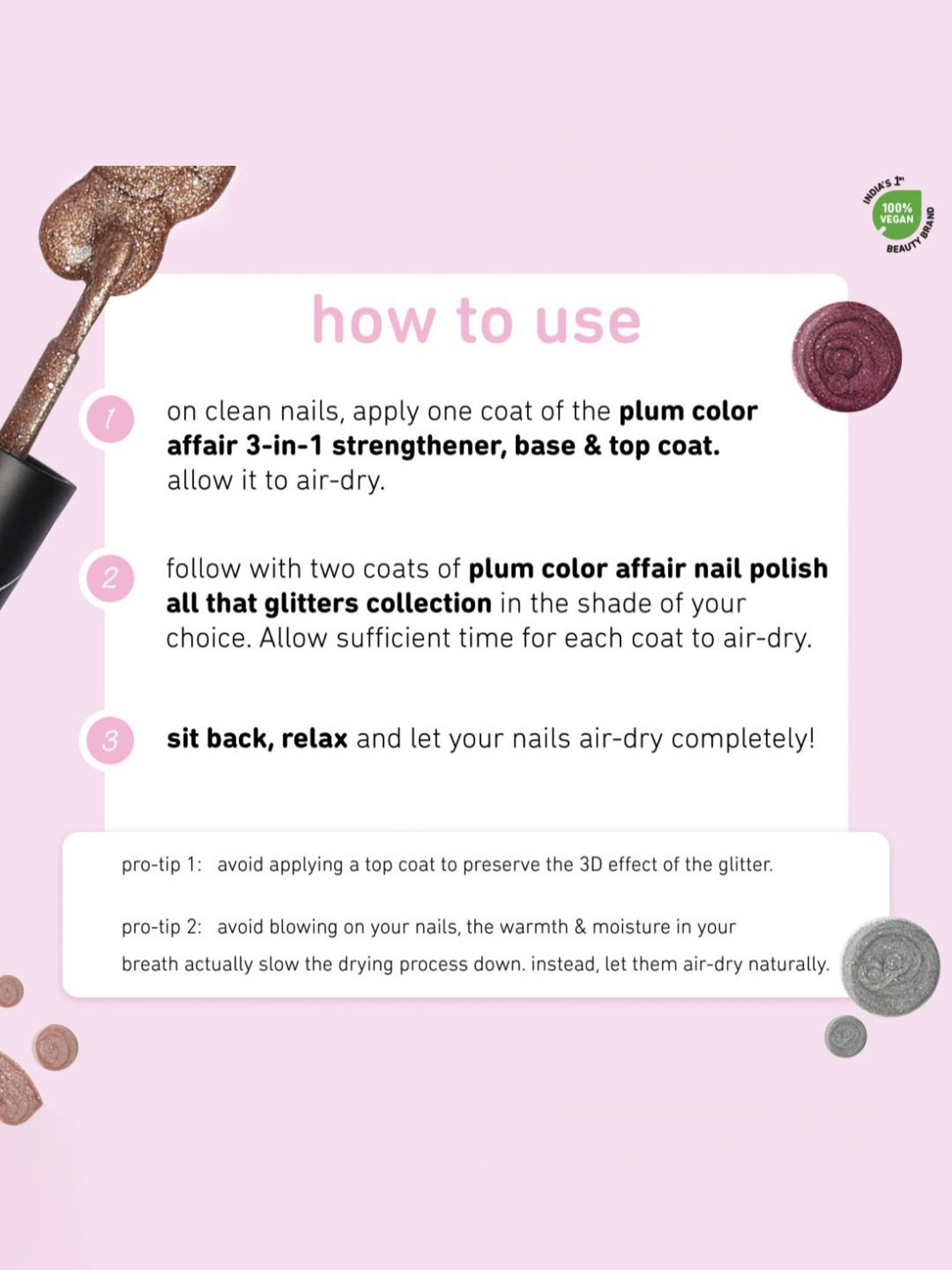 Plum Color Affair Nail Polish Golden Hour 162 - 11 ml