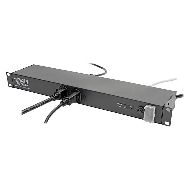 12 Outlet Isobar Rackmount PDU 15A Surge Protected Power Strip 15ft Cord 515P $25K INSURANCE ISOBAR12ULTRA Grey