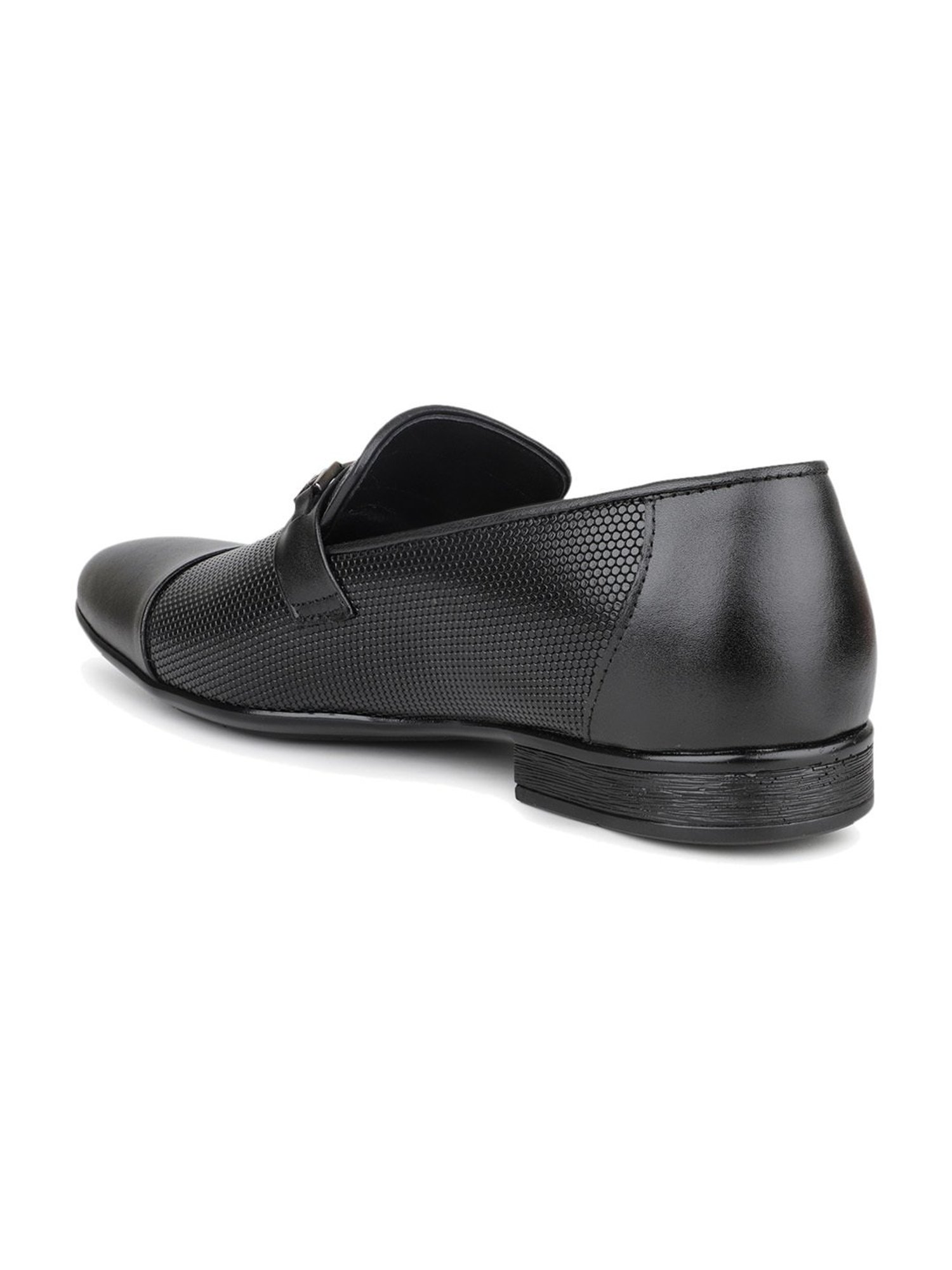 Privo by Inc.5 Men's Black Formal Loafers