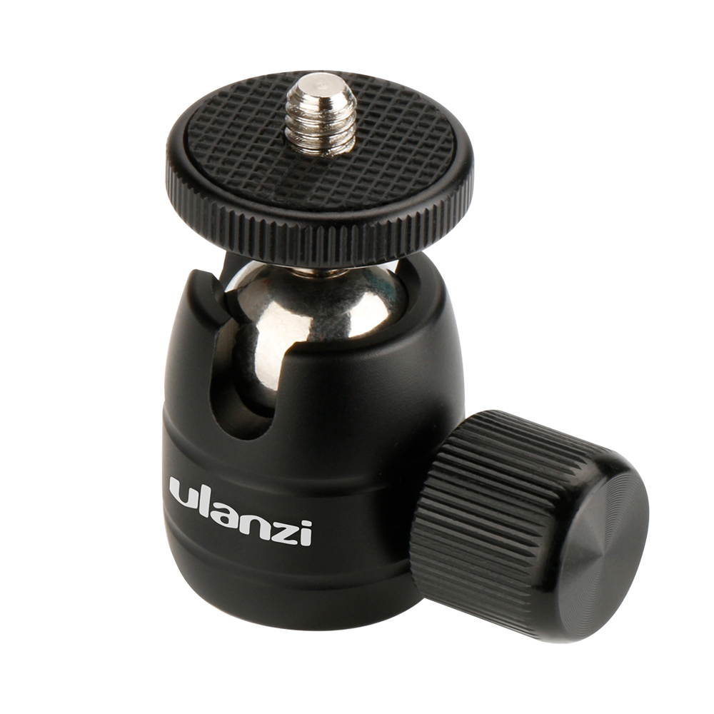 Mini Metal Ball Head 1/4 Screw Mount 360&deg;Rotatable Ballhead Tripod Accessory for Camera