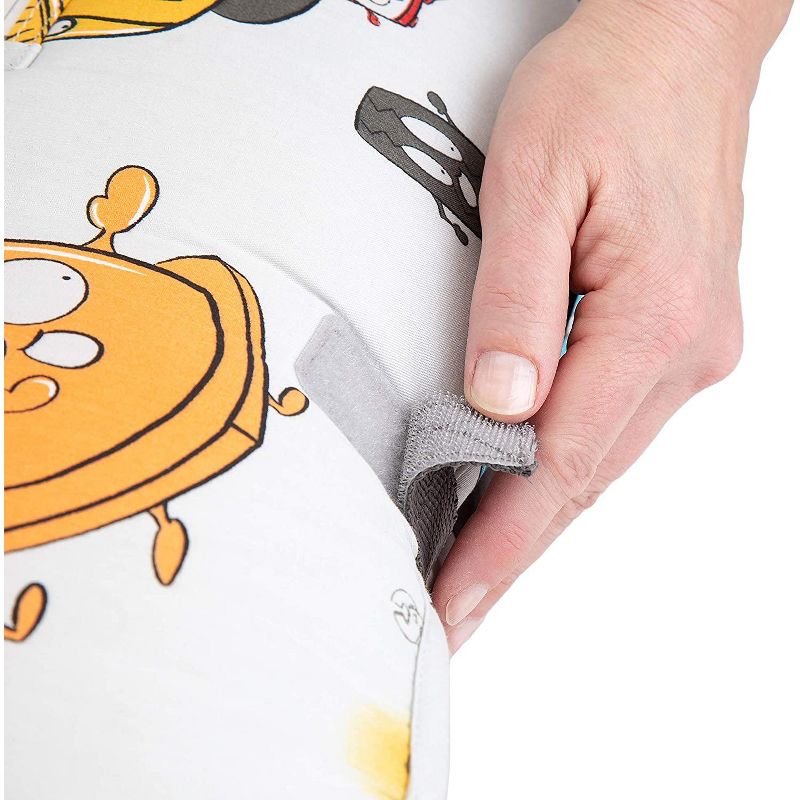 JumpOff Jo Toddler Nap Mat - Children's Sleeping Bag with Removable Pillow for Preschool, Daycare, and Sleepovers - 43 x 21 Inches - Jo's Garage