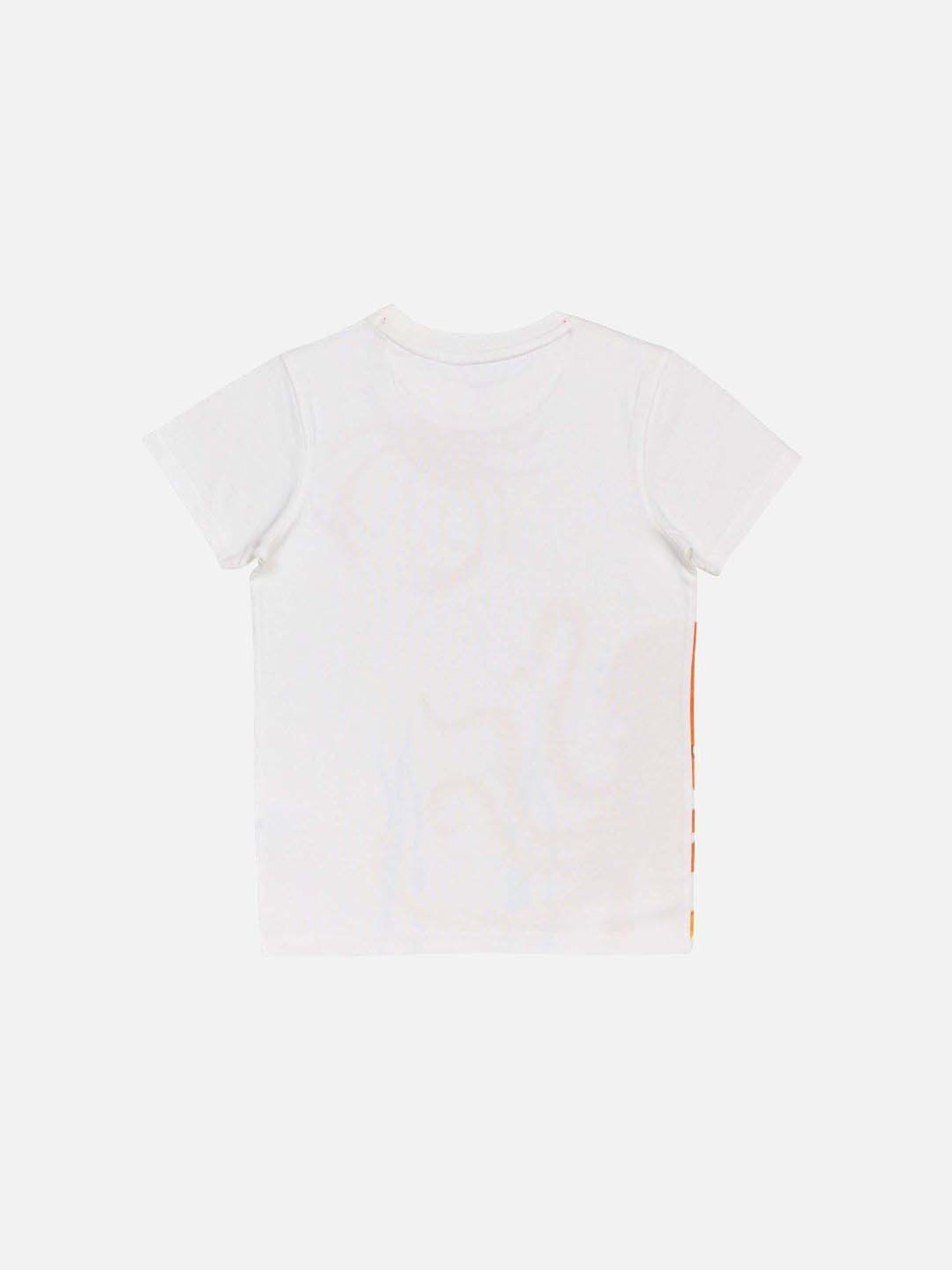 H by Hamleys Kids White Cotton Printed T-Shirt