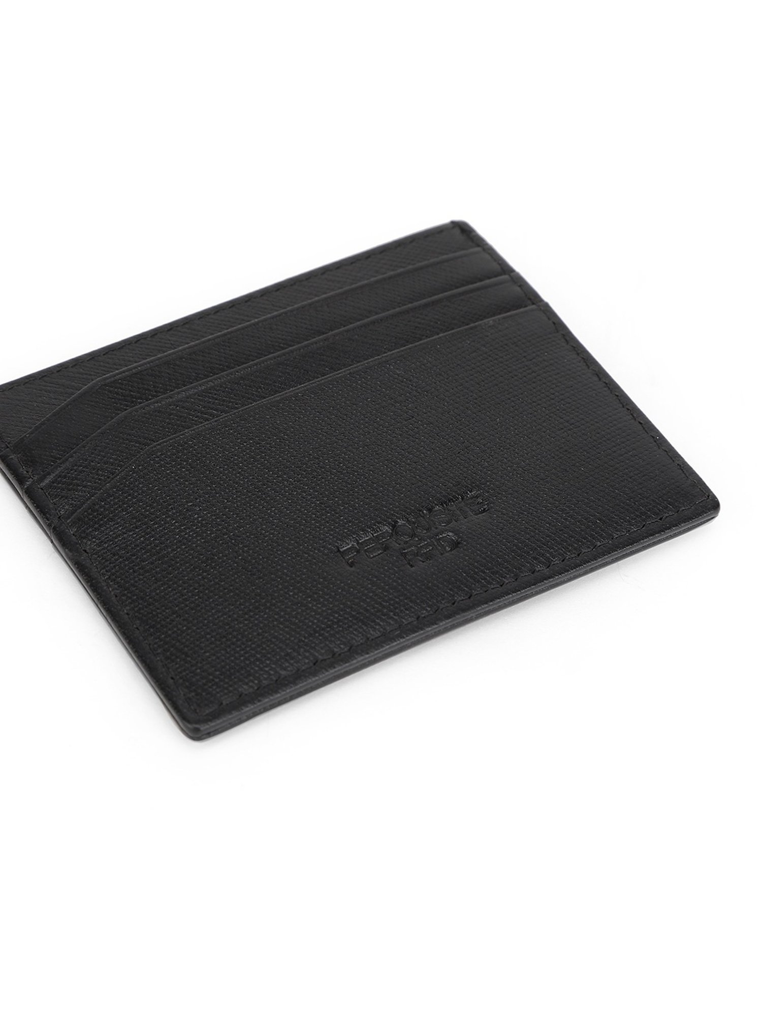 PERQUISITE CENTURION Black Solid Card Holder