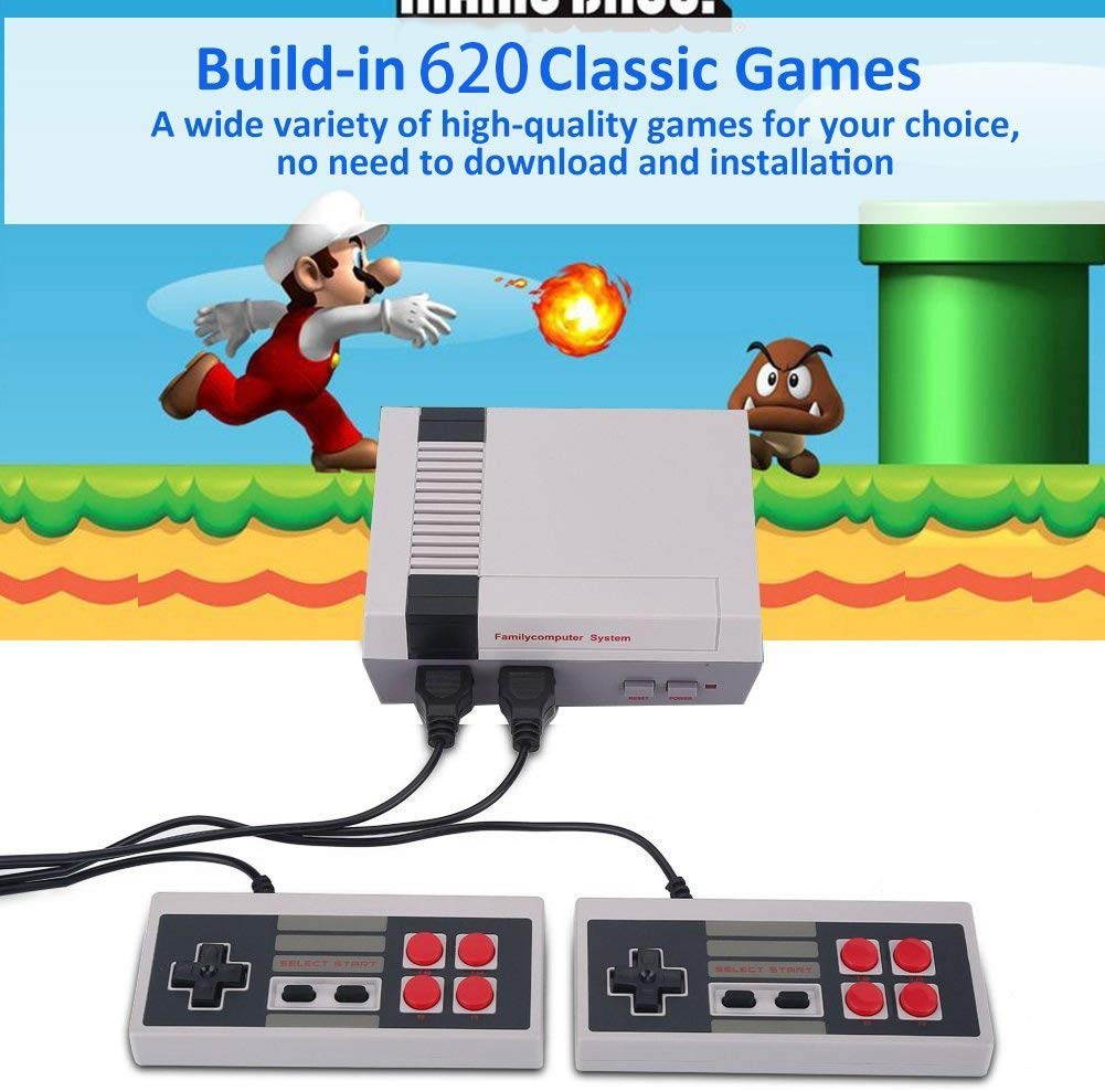 Classic Mini Game Consoles Classic Game Consoles Built-in 620 Games Video Games Handheld Game Player,AV Output,8-Bit,Bring you happy childhood memories