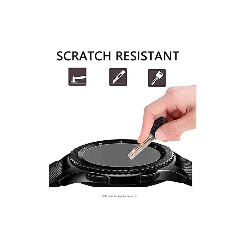 Screen Protector  Vivoactive 3, 2 Pack Tempered Glass Screen Protector  Vivoactive 3 Ultra Clear Scratch Resistant Anti-Bubble