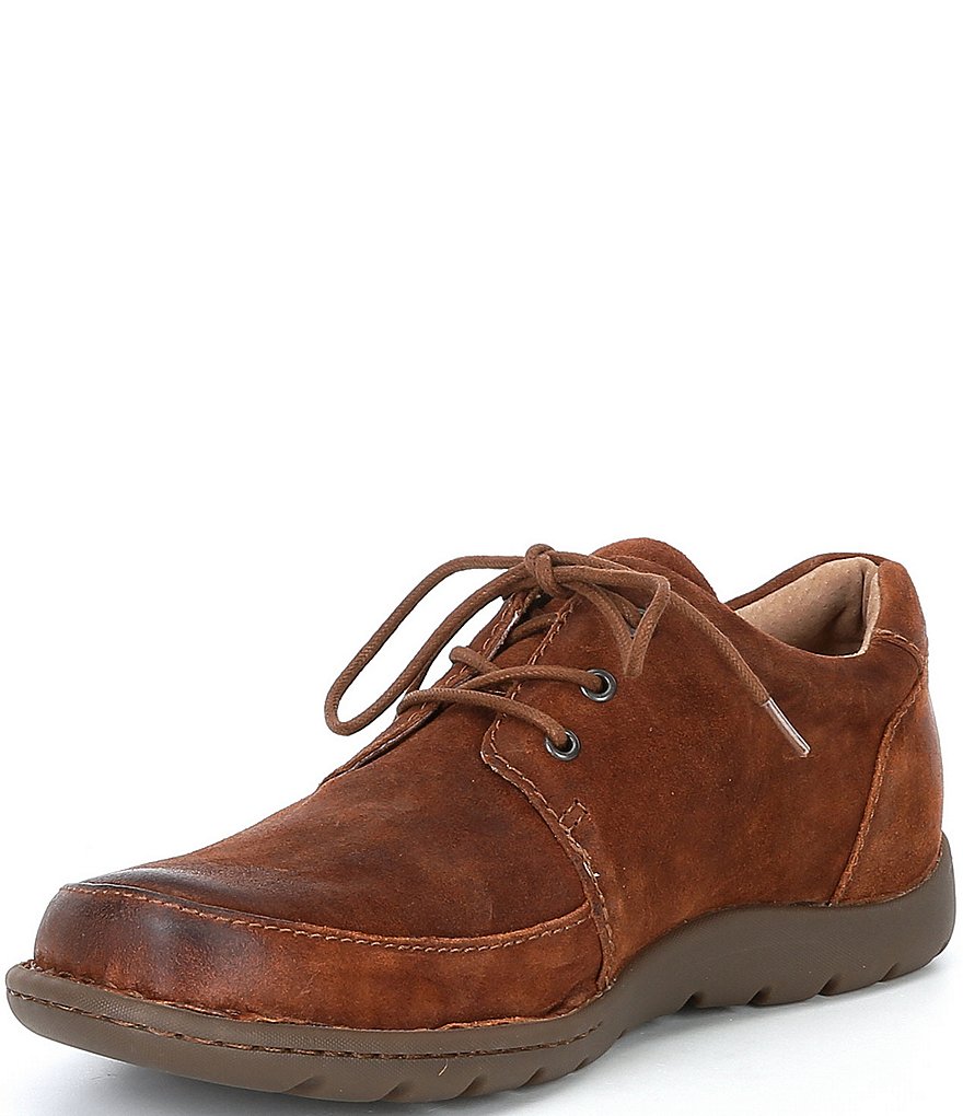 Born Men's Nigel 3-Eye Distressed Leather Oxfords
