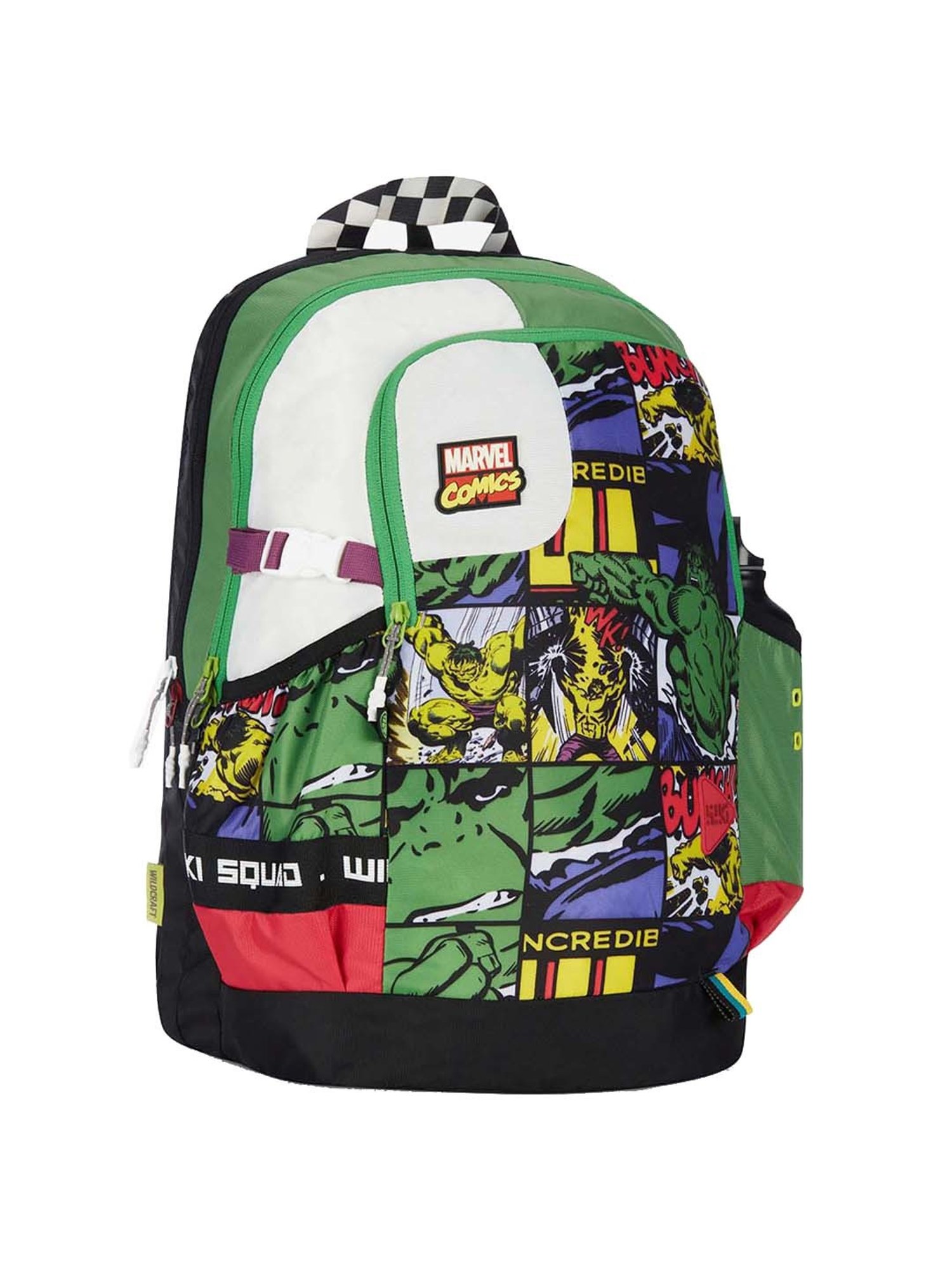 Wiki 34 Ltrs Green Medium Backpack