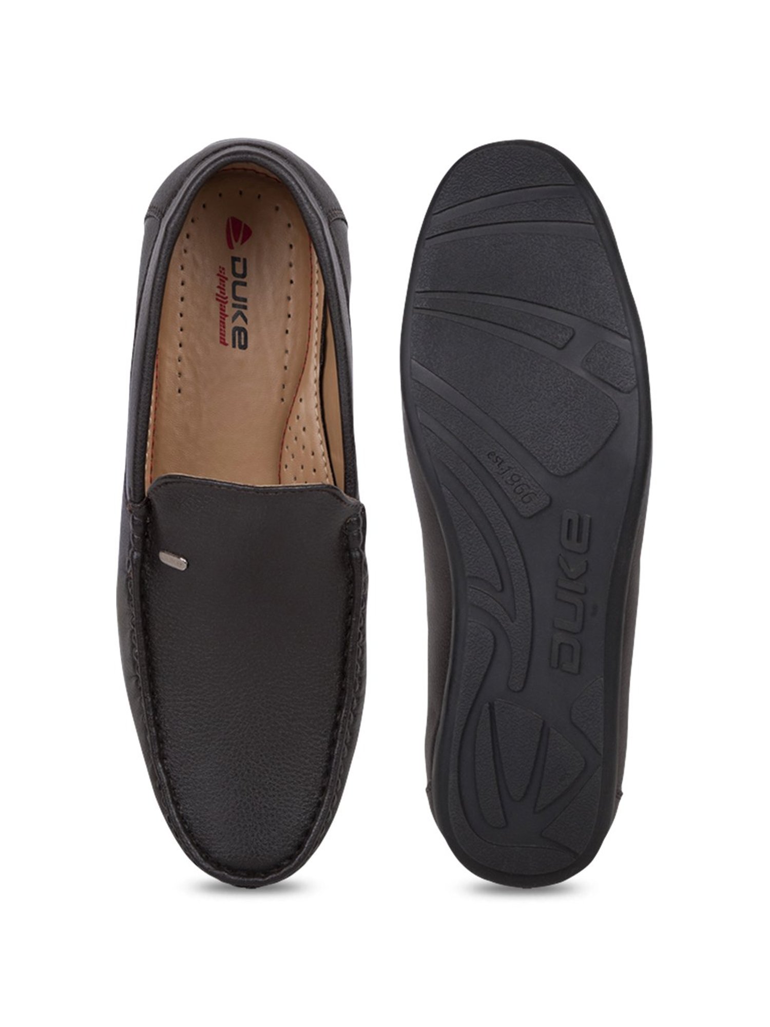 Duke Men's Dark Brown Casual Loafers