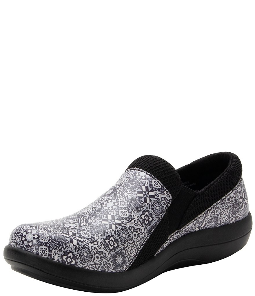 Alegria Duette Southwestern Tile Print Slip-Ons