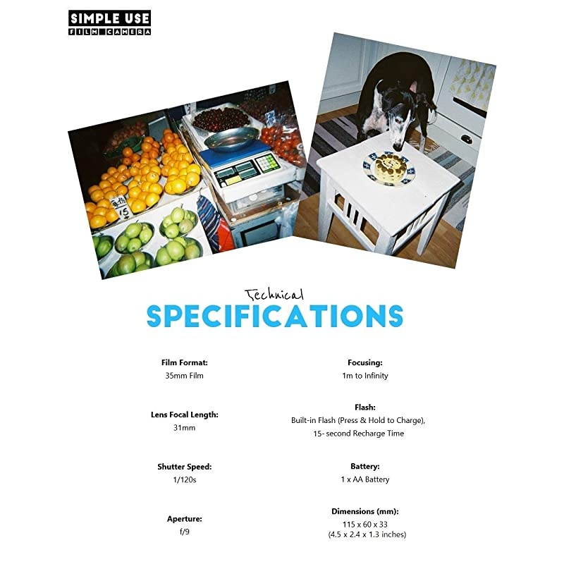 Simple Use Reloadable Camera Color Negative 400 Film