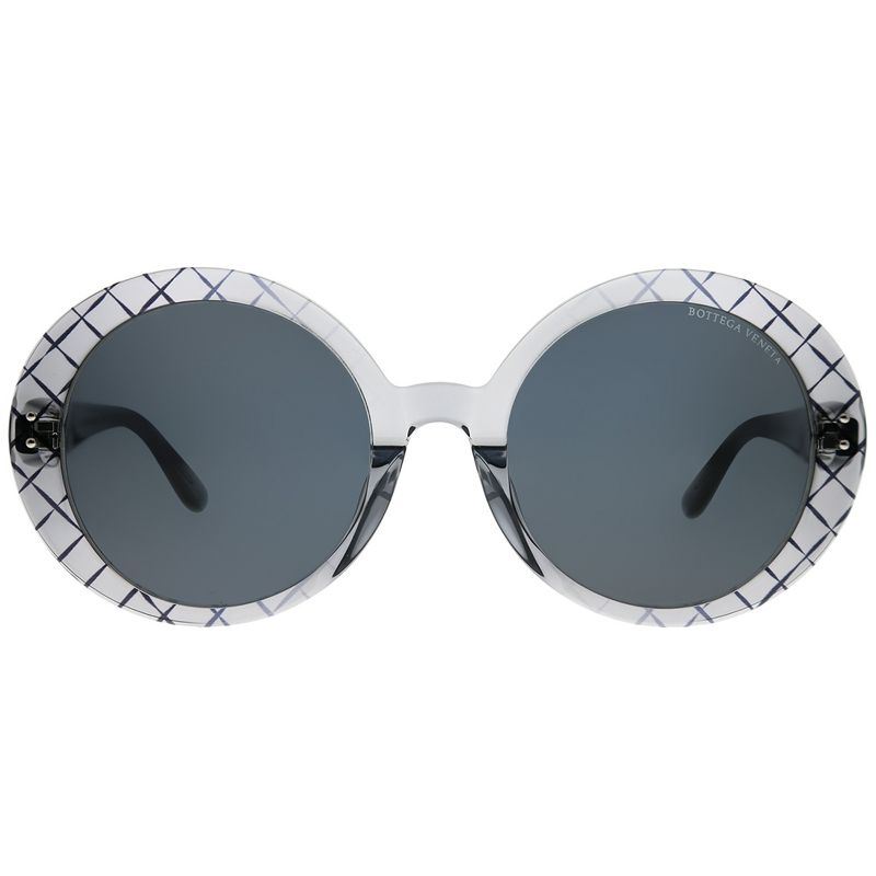Bottega Veneta  001 Womens Round Sunglasses Grey 53mm
