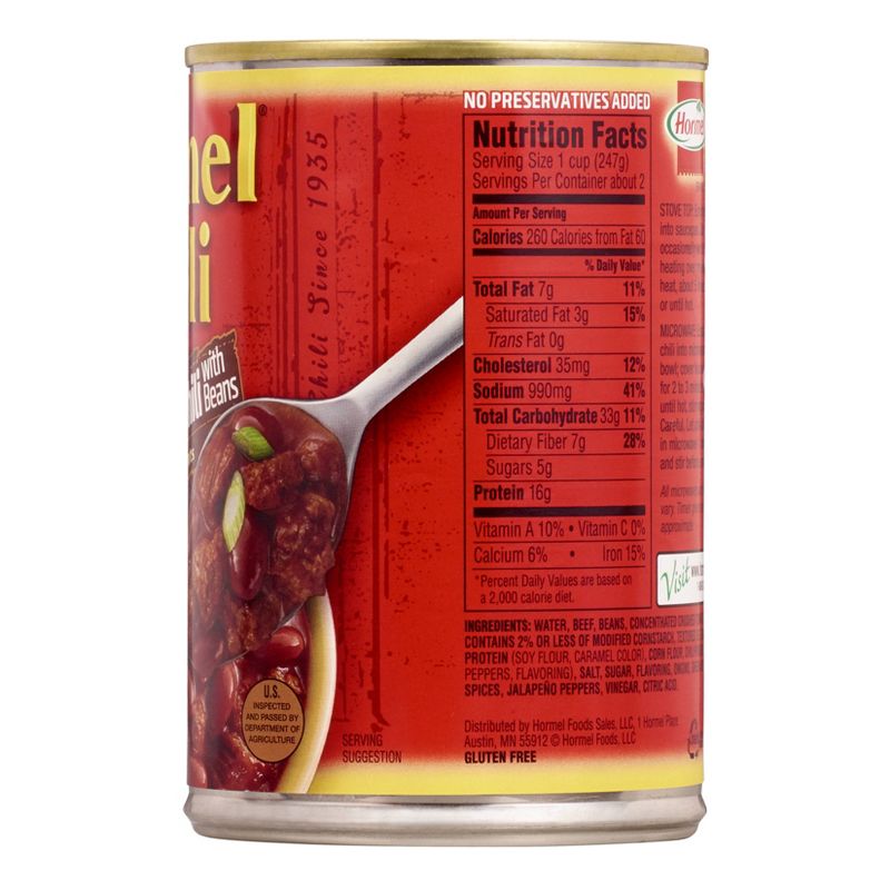 Hormel Chunky with Beans Chili 15oz
