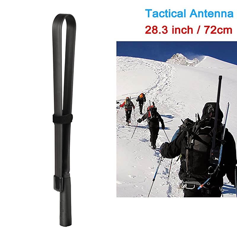 Dual Band VHF UHF 136520MHz 283 inch Foldable CS Tactical SMA Female Ham Radio Antenna for Kenwood Wouxun Baofeng BFF8HP UV5R UV82 BF888S GT3 Handheld Ham Two Way Radio Walkie Talkie