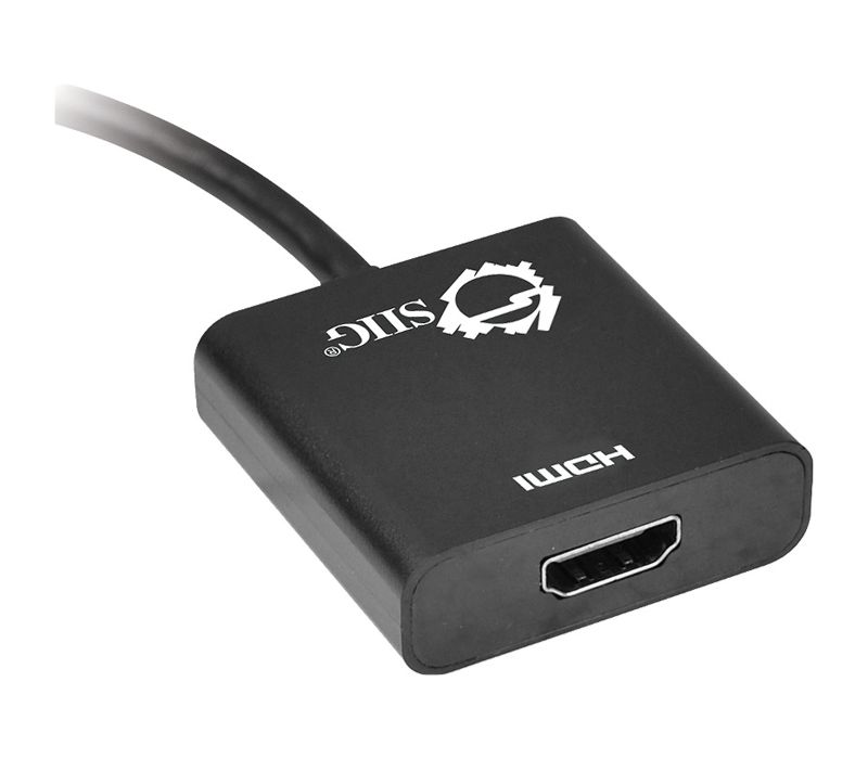 SIIG DisplayPort to HDMI Adapter - video / audio adapter - DisplayPort / HD