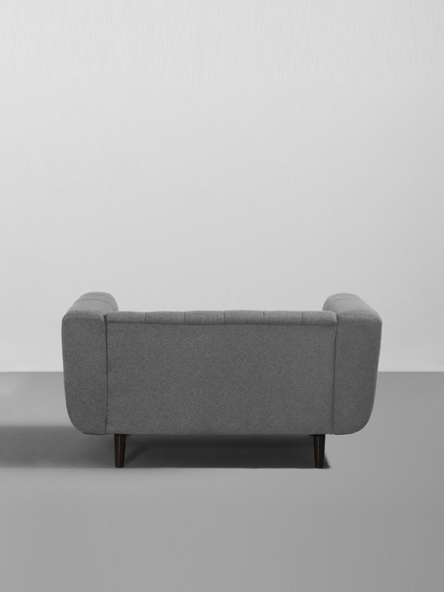 Sleepyhead Kiki Graphite Grey Fabric 2 Seater Sofa