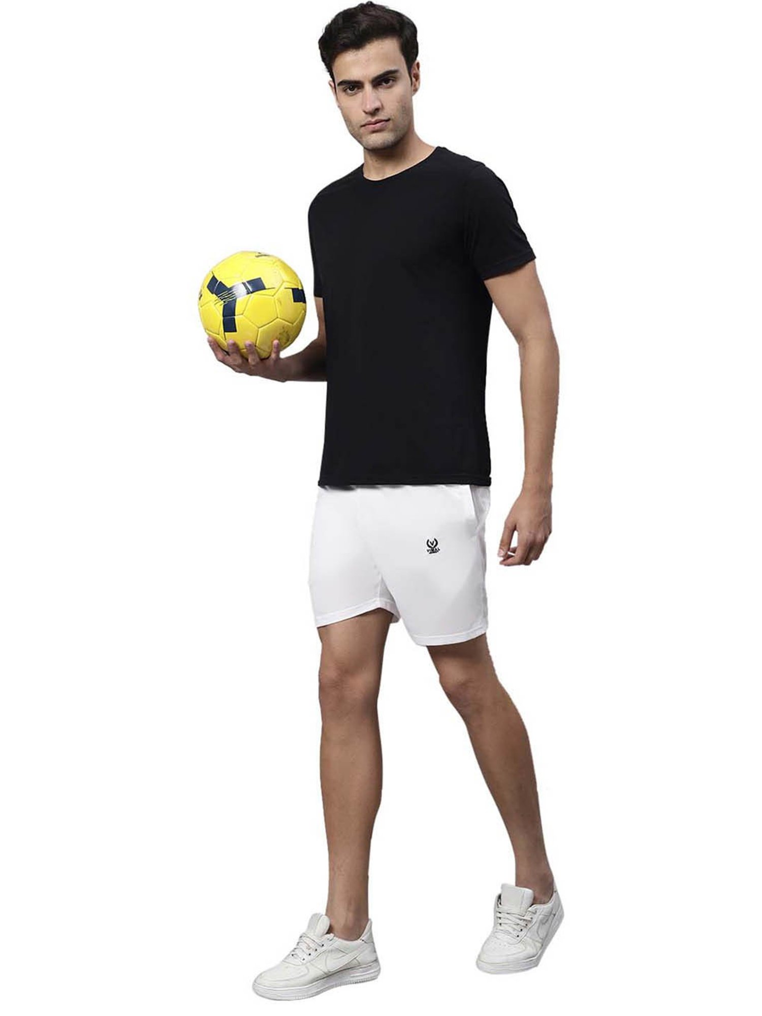 Vimal Jonney White Regular Fit Shorts