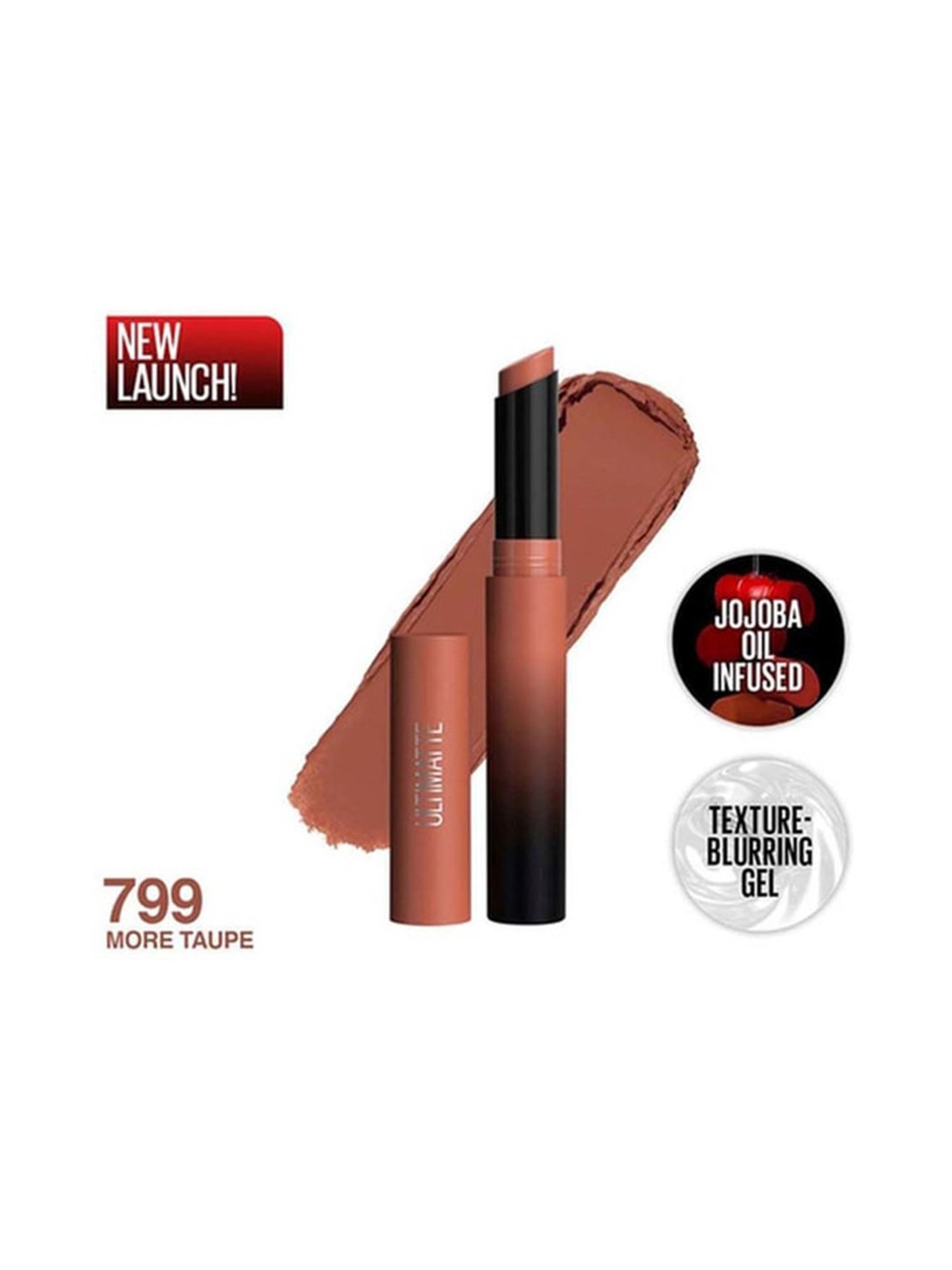 Maybelline New York Color Sensational Ultimattes Lipstick - More Taupe,1.7 g