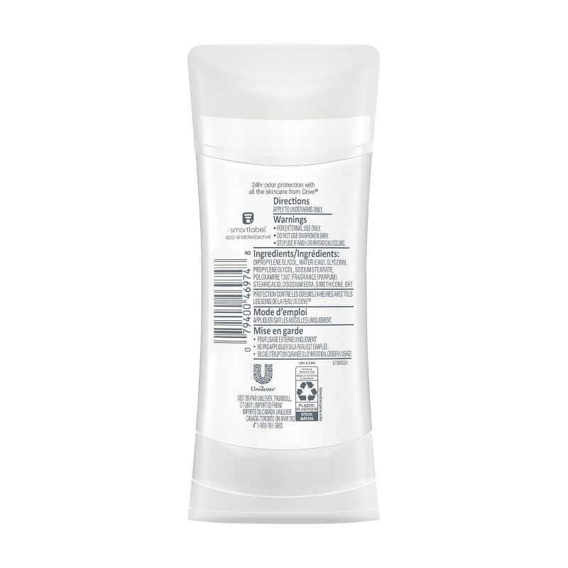 Dove 0% Aluminum Lavender & Vanilla Deodorant Stick - 2.6oz