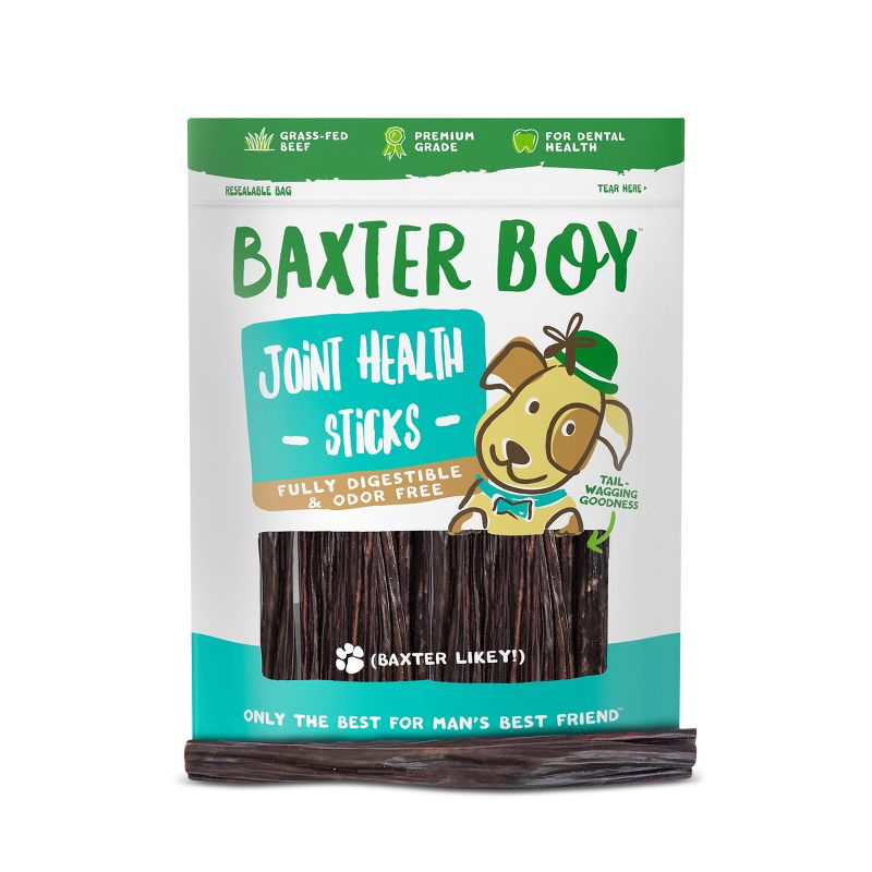 Baxter Boy 6" Gullet Sticks Jerky Beef Dog Treats - 25pk
