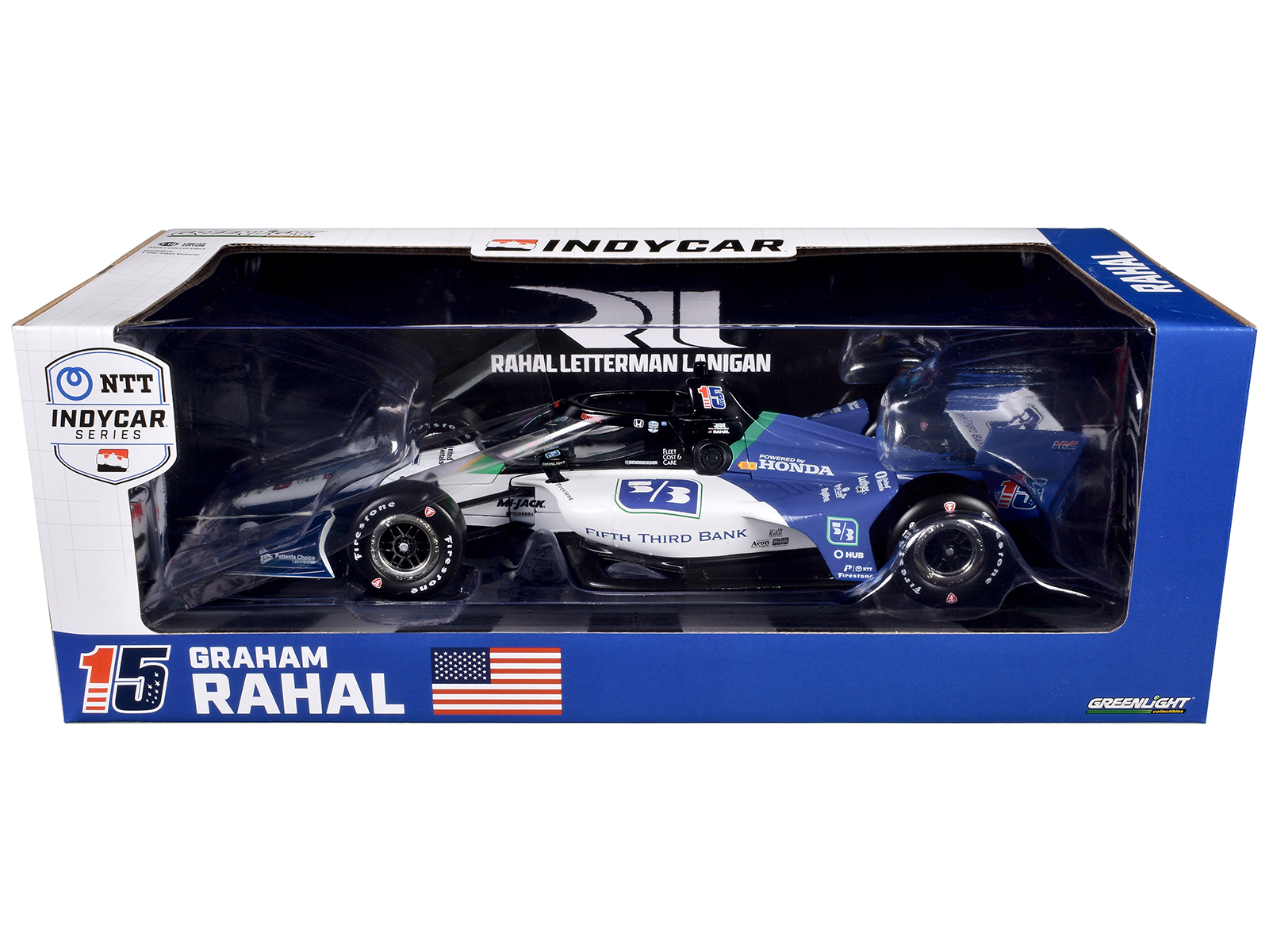 Dallara IndyCar #27 Kyle Kirkwood "AutoNation" Andretti Autosport "NTT IndyCar Series" (2024) 1/18 Diecast Model Car by Greenlight