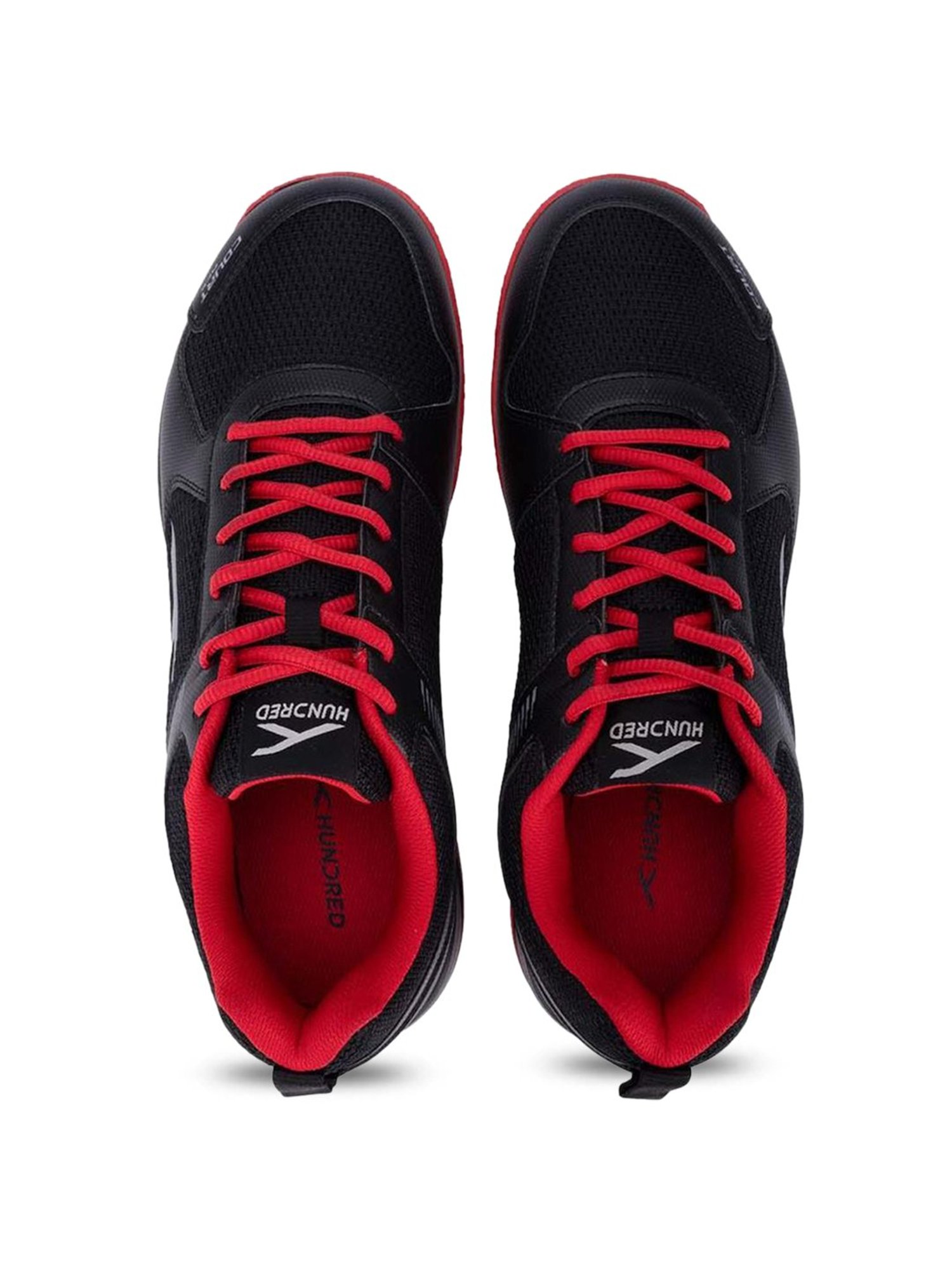 Hundred Men's Court Star Black Indoor Court Shoes