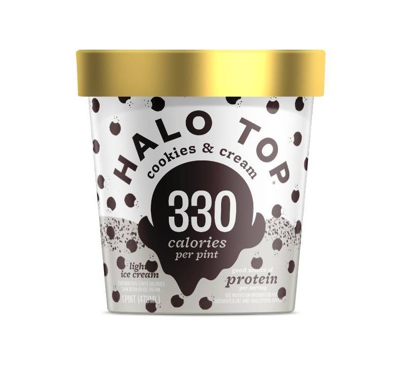 Halo Top Cookies & Cream Ice Cream - 16oz