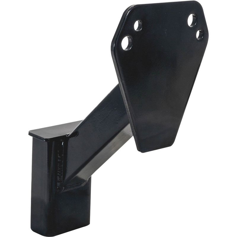 Buyers 5201012 Powder Coated Steel Stake Pocket Spare Tire Carrier Mount, Black