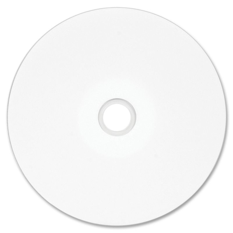 DVD-R 4.7GB 16X White Inkjet Printable, Hub Printable - 25pk Spindle - White Inkjet Printable, Hub Printable - 25pk Spindle