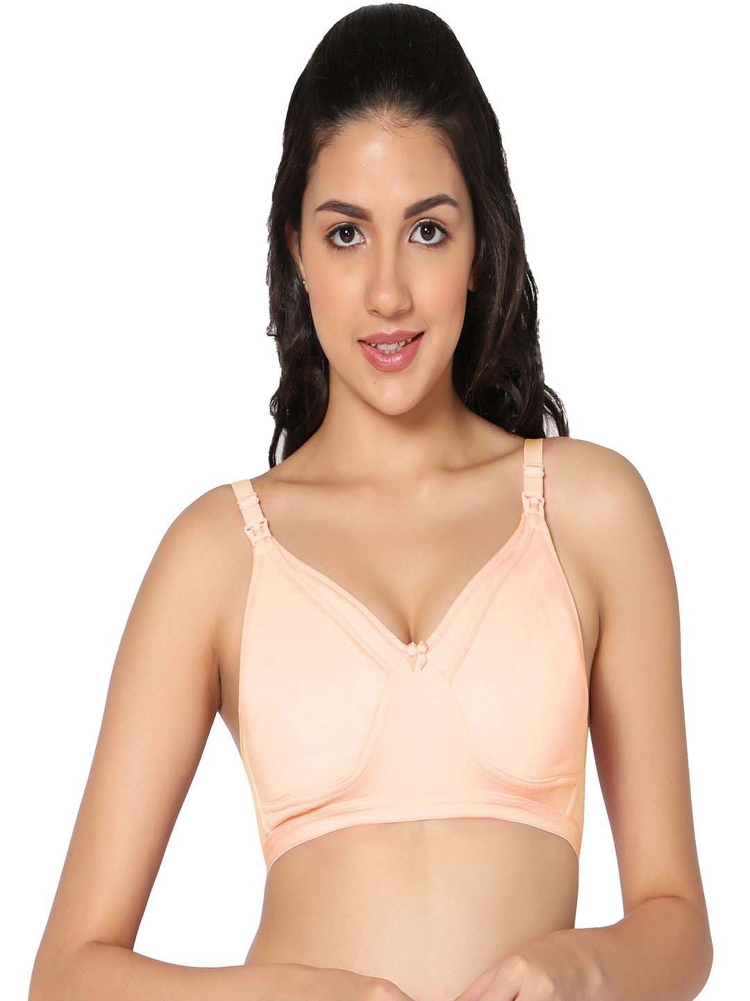 IN CARE Beige Cotton Nursing Bra