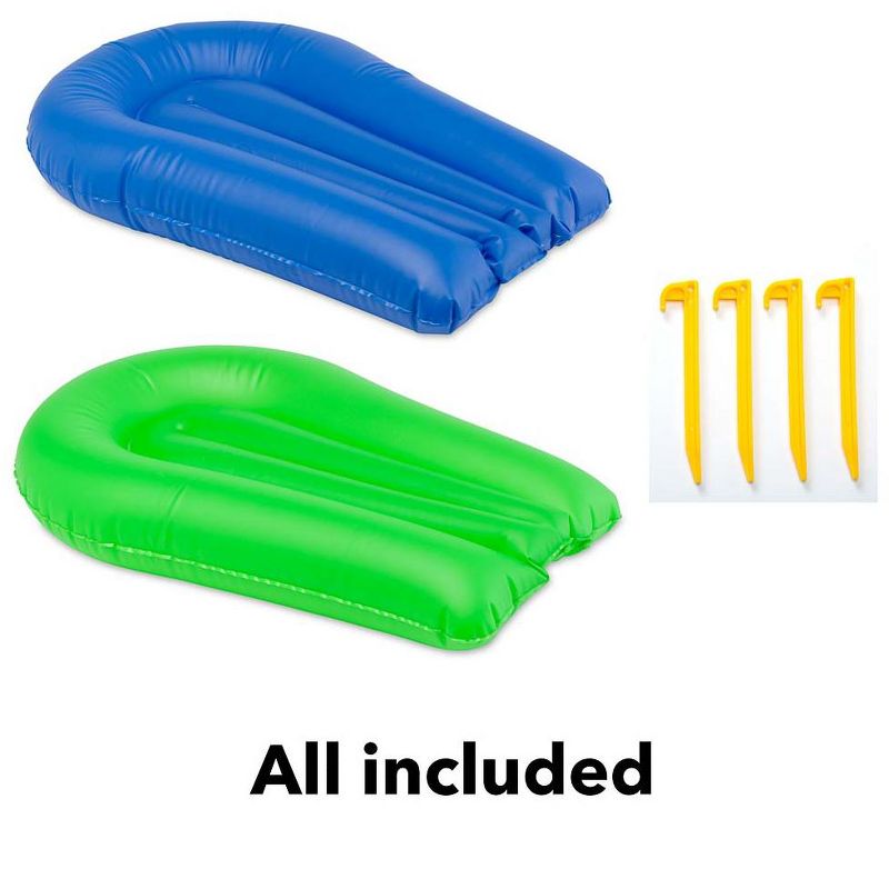 HearthSong Strike Zone 18'L Bowling Water Slide with Two Speed Boards for Outdoor Active Play