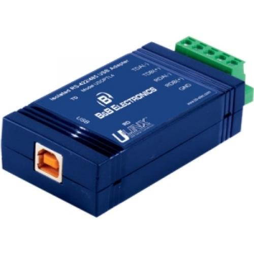 B&B Electronics Mfg. Co USOPTL4 USB To Isolated 422/485 W/Plug Term Block And Leds