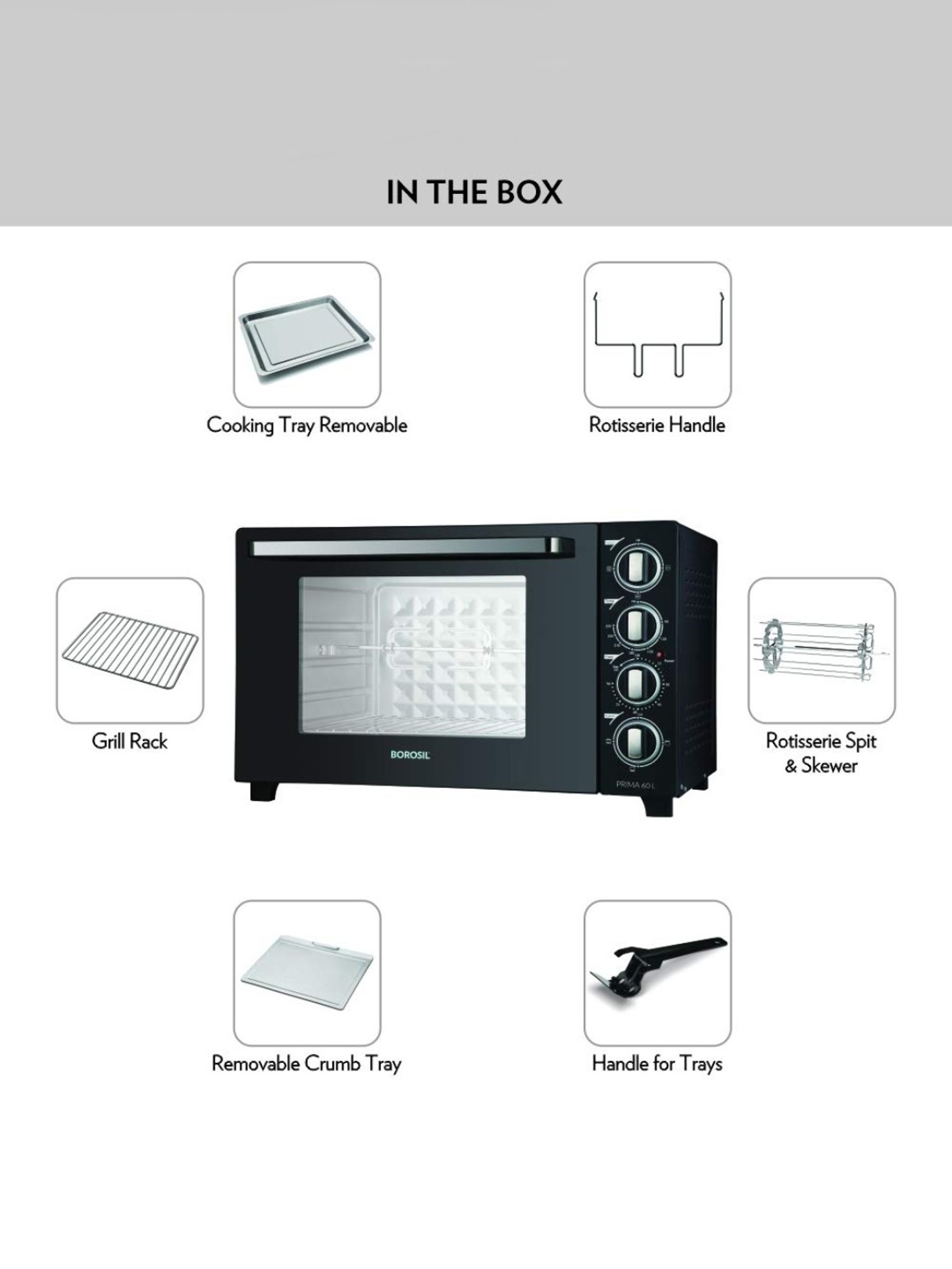 BLACK+DECKER 1280W 19L Oven Toaster Grill