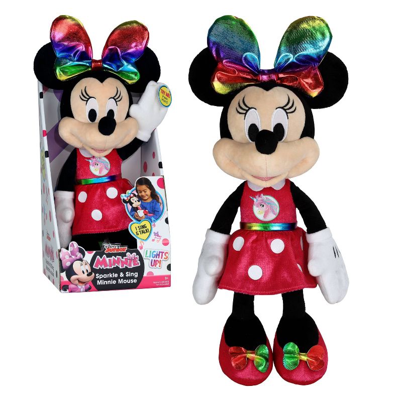 Disney Junior Minnie Mouse Sparkle & Sing 13'' Plush