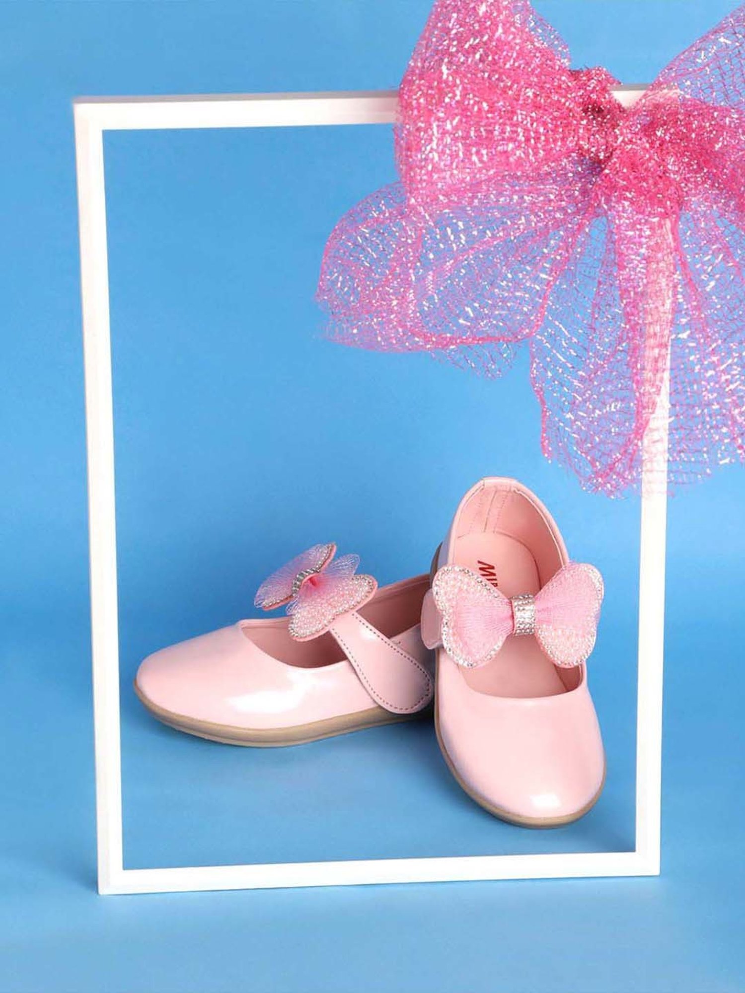 Minesole Kids Pink Mary Jane Shoes