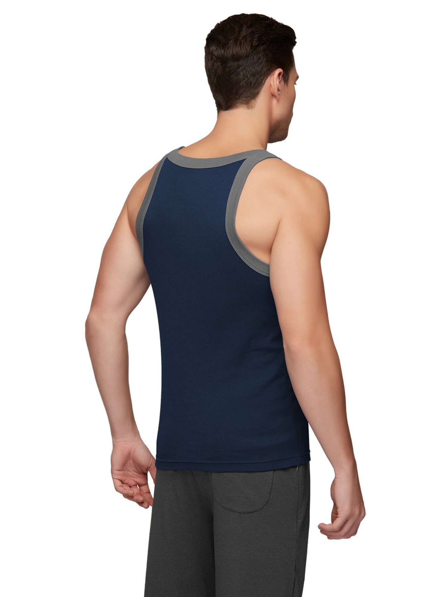 Bodycare Anthra Melange Regular Fit Thermal Top