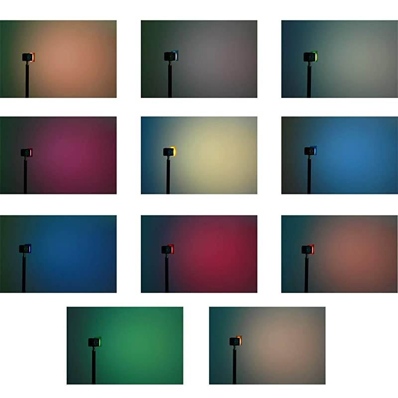 X1 8W 200LUX/1M Mini Waterproof LED Video Light Aluminum Lighting for Smartphone Camera Drone GoPro iPhone Samsung Sony Nikon Canon DJI Zhiyun Feiyu Moza - Black