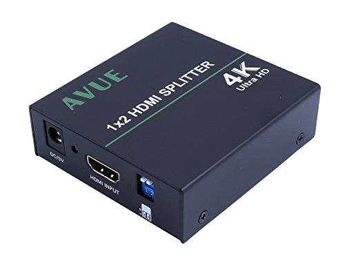 avue hdmi splitter 1x2 supports 3d 4kx2k hdcp and edid