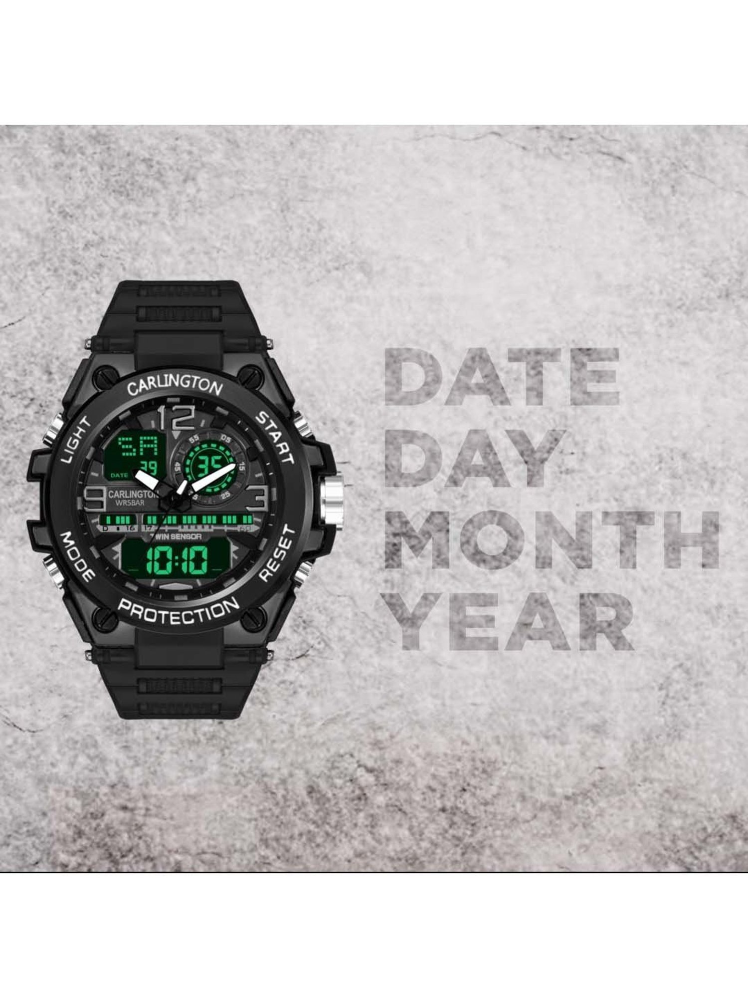 CARLINGTON Endurance 3377 Analog-Digital Watch for Men