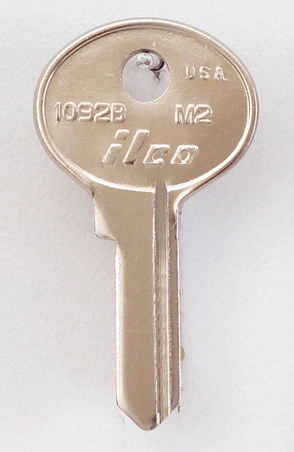Key Blank, Brass, Type M2, 4 Pin, PK 10