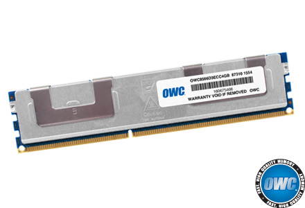 OWC 4GB PC3-8500 DDR3 ECC 1066MHz SDRAM DIMM 240 Pin Memory Upgrade Module For Mac Pro & Xserve 'Nehalem' & 'Westmere' models. . Model OWC8566D3ECC4GB