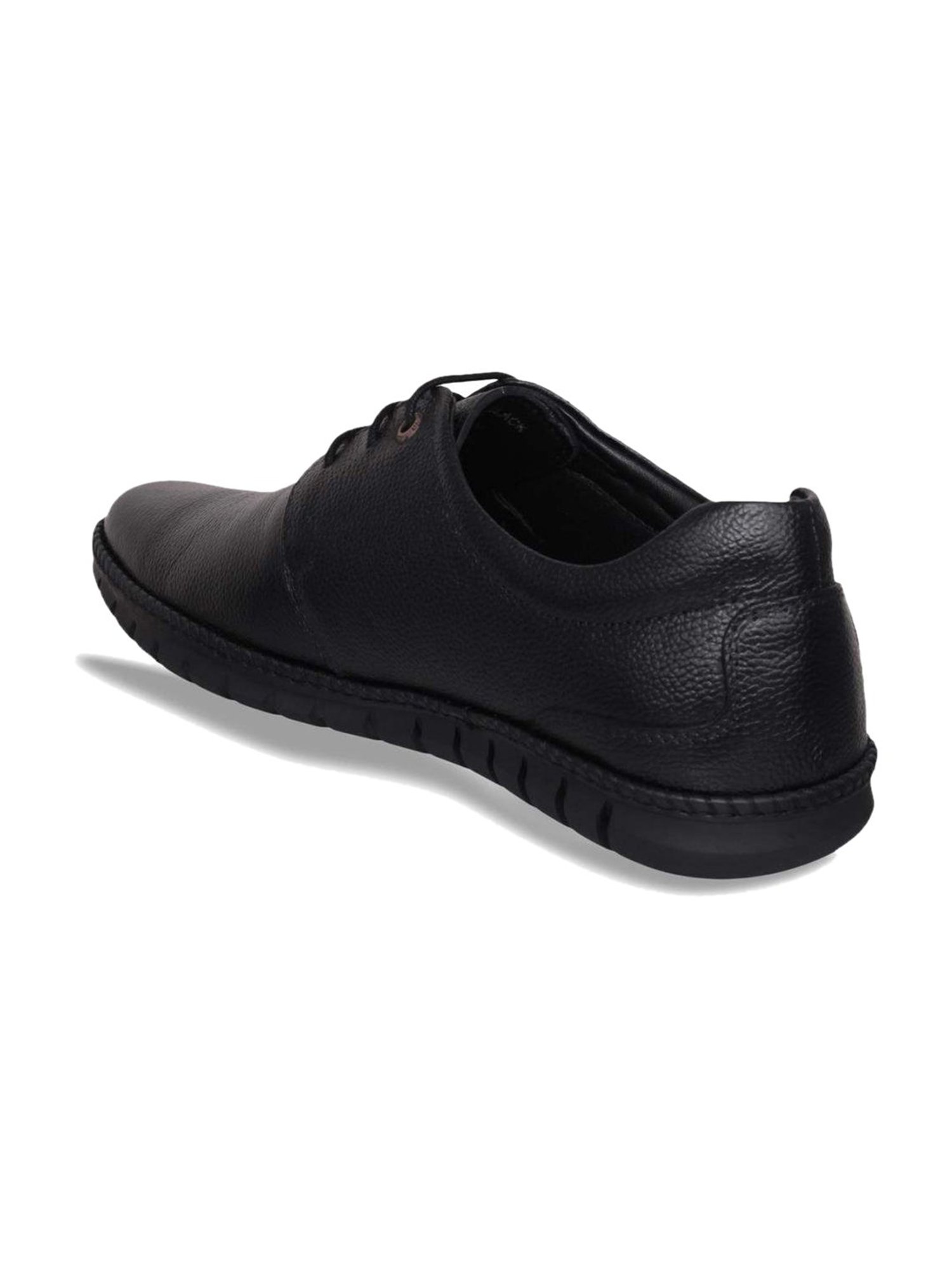ID Men's Black Derby Shoes